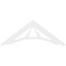 Ekena Millwork Pitch Stanford Architectural Grade PVC Gable Pediment, 60"W x 22 1/2"H x 1"P (9/12) GPP060X023X100STA - alternate 4